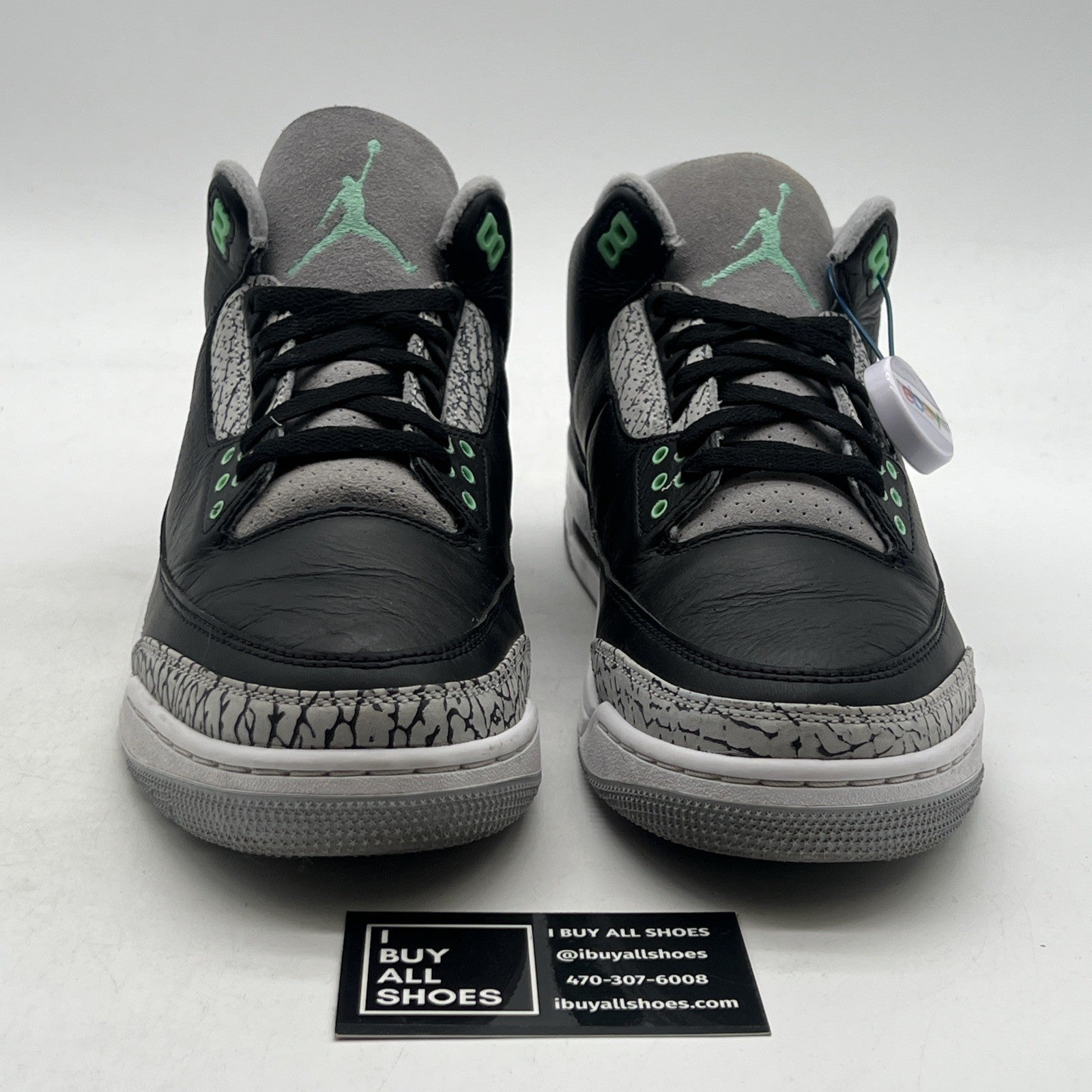 Size 10 - Air Jordan 3 Retro Green Glow (CT8532-031)