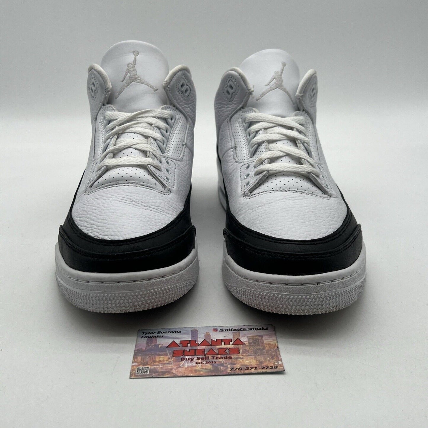 Size 12 - Jordan 3 Retro SP x Fragment Design Mid White Black (DA3595-100)