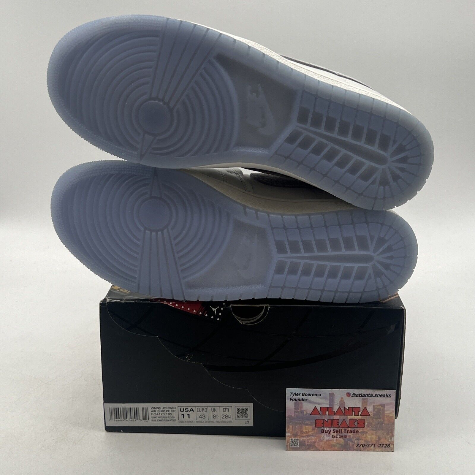 Size 11 - Forget-me-nots x Jordan Air Ship PE SP From Bud To Flower W