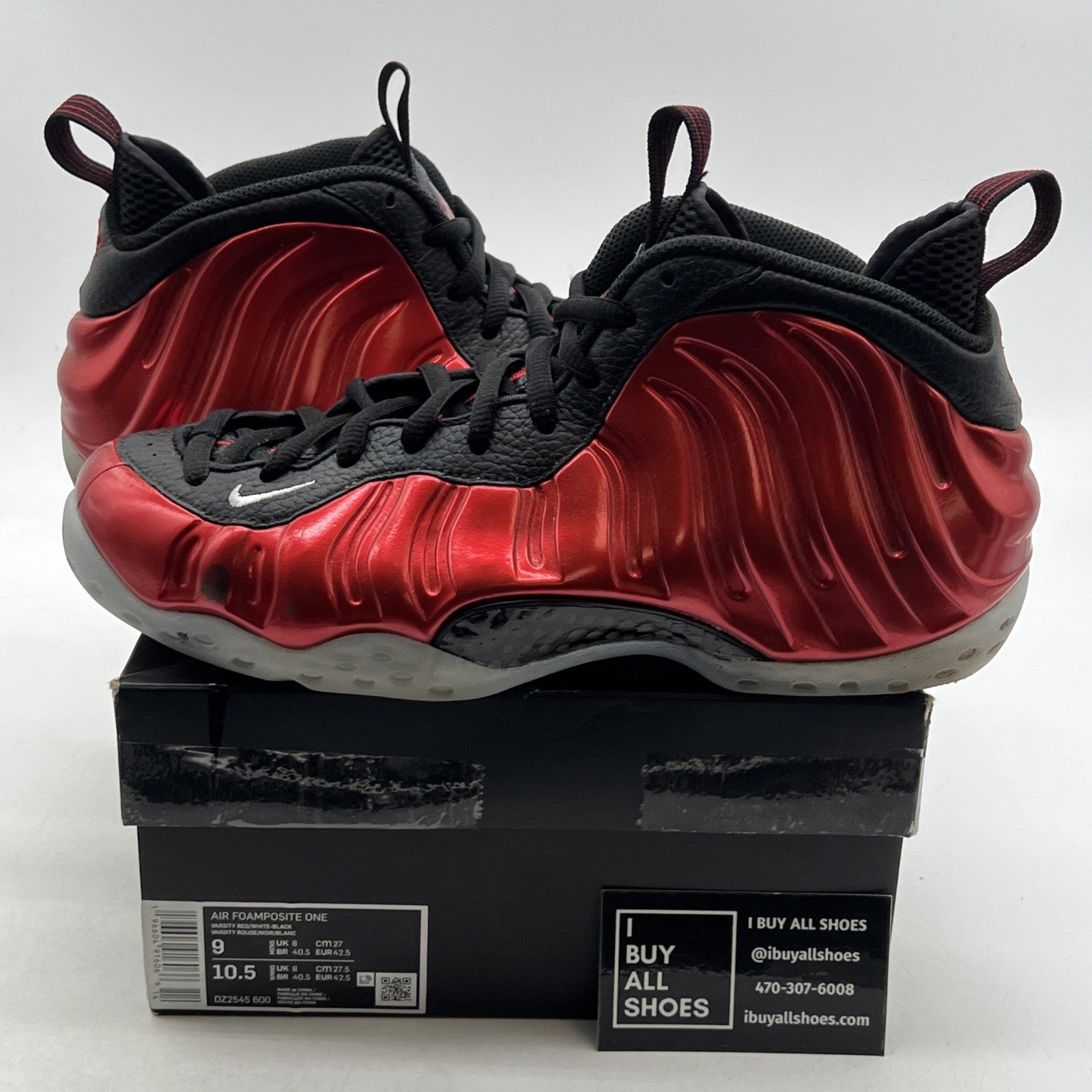 Size 9 - Nike Air Foamposite One 2023 Metallic Red (DZ2545-600)