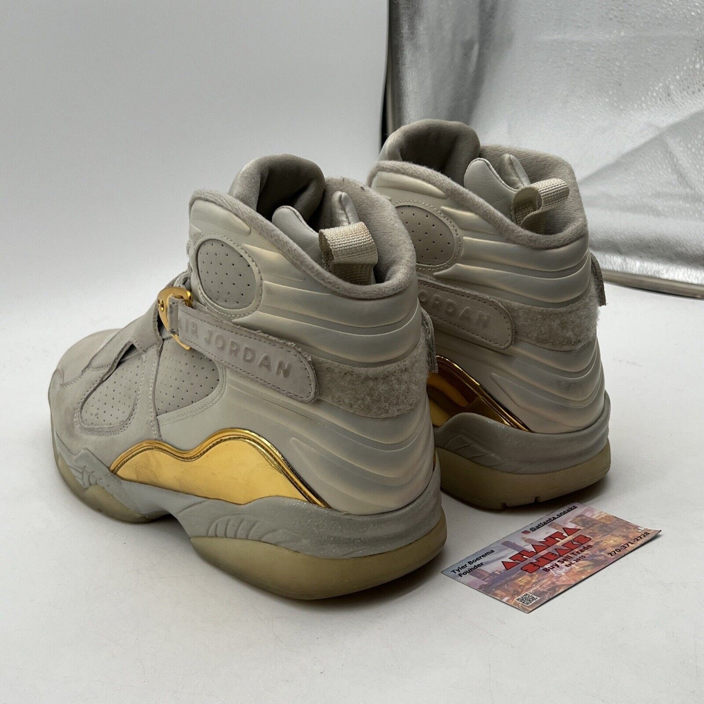 Size 12 - Air Jordan 8 Retro C&C Trophy Good Suede (832821-030)