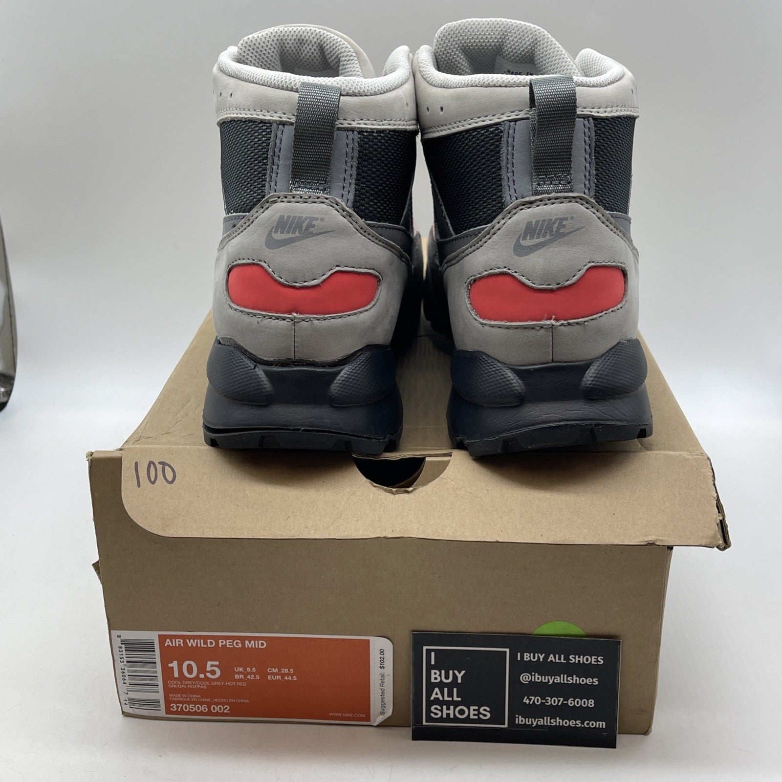 Size 10.5 - NIKE ACG Lo WILD PEG MID (370506-002
