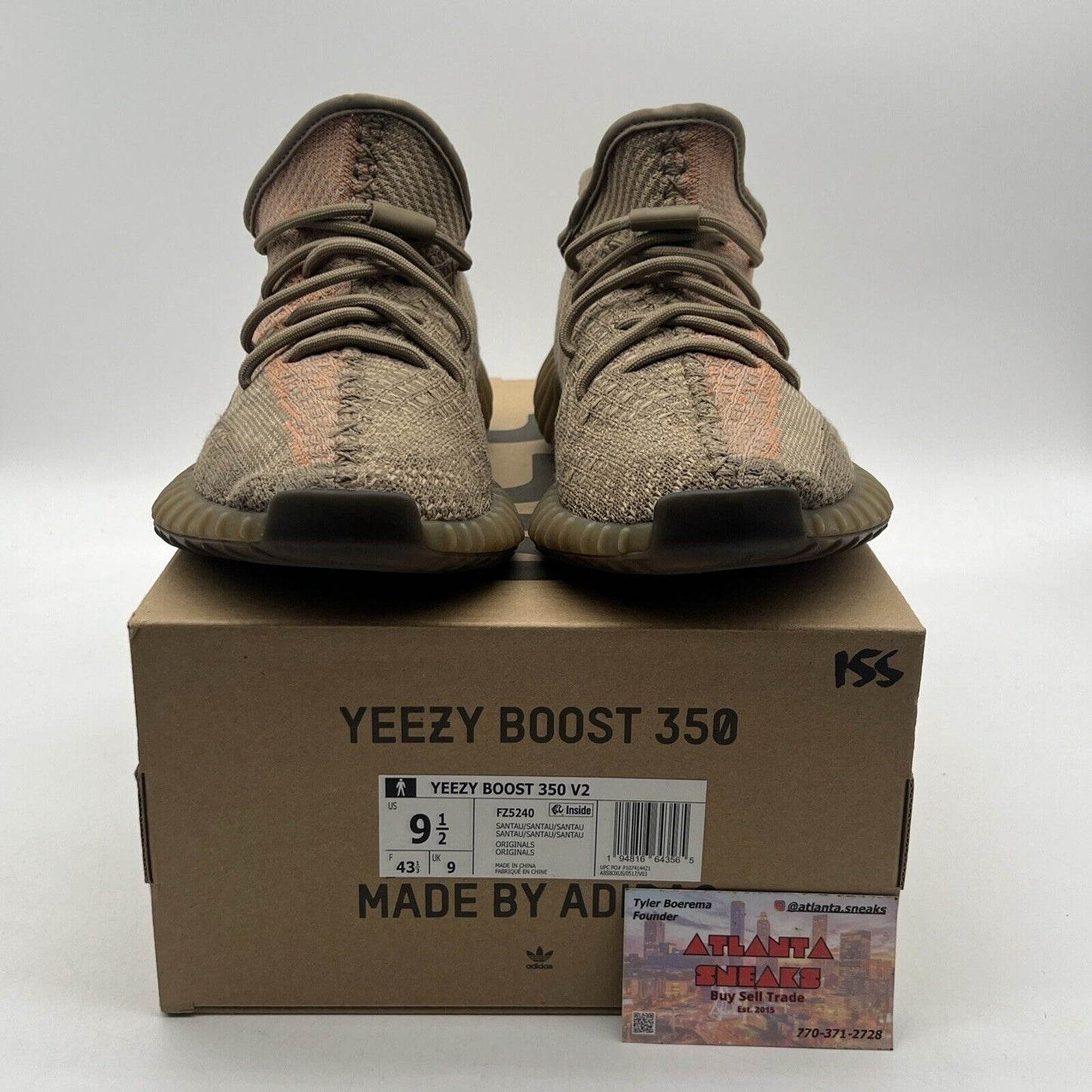 Size 9.5 - Yeezy Boost 350 V2 Sand Taupe(FZ5240)