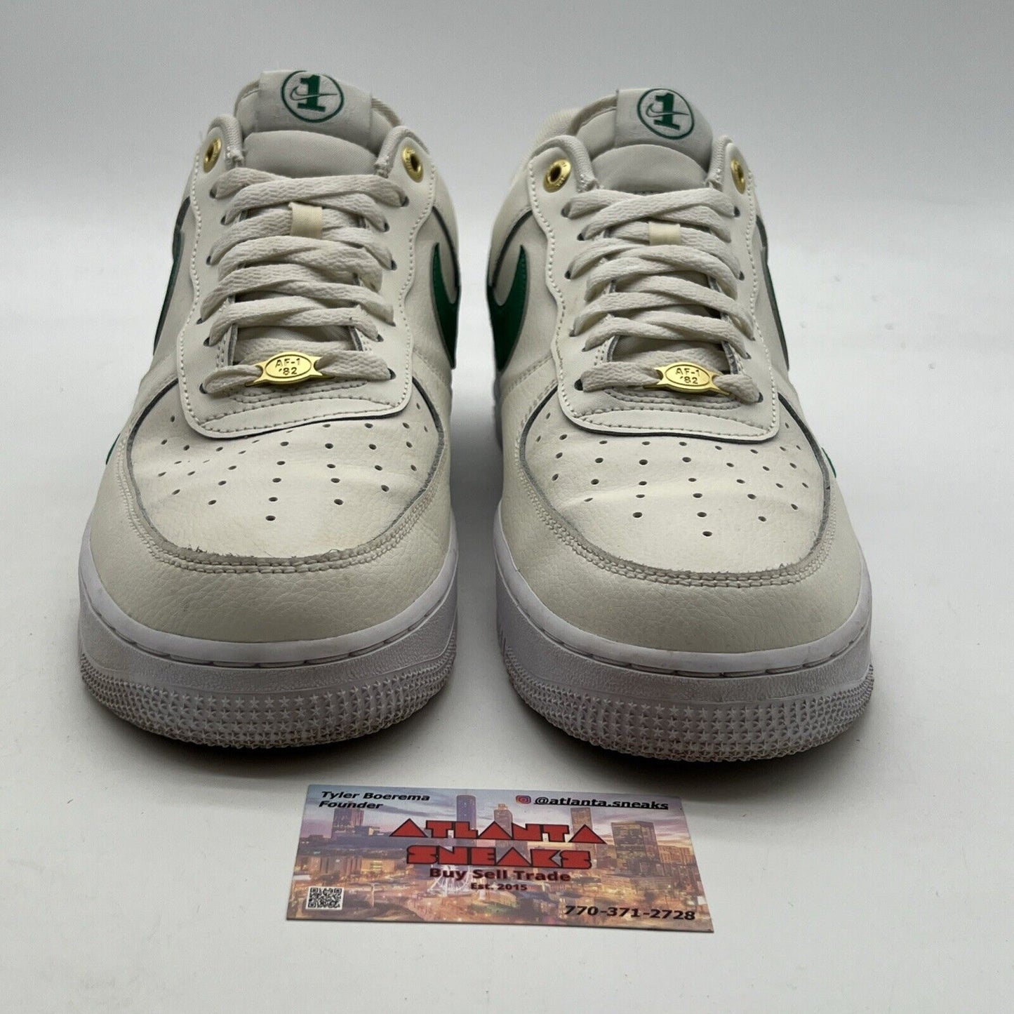 Size 11.5 - Nike Air Force 1 '07 LV8 40th Anniversary - Sail Malachite