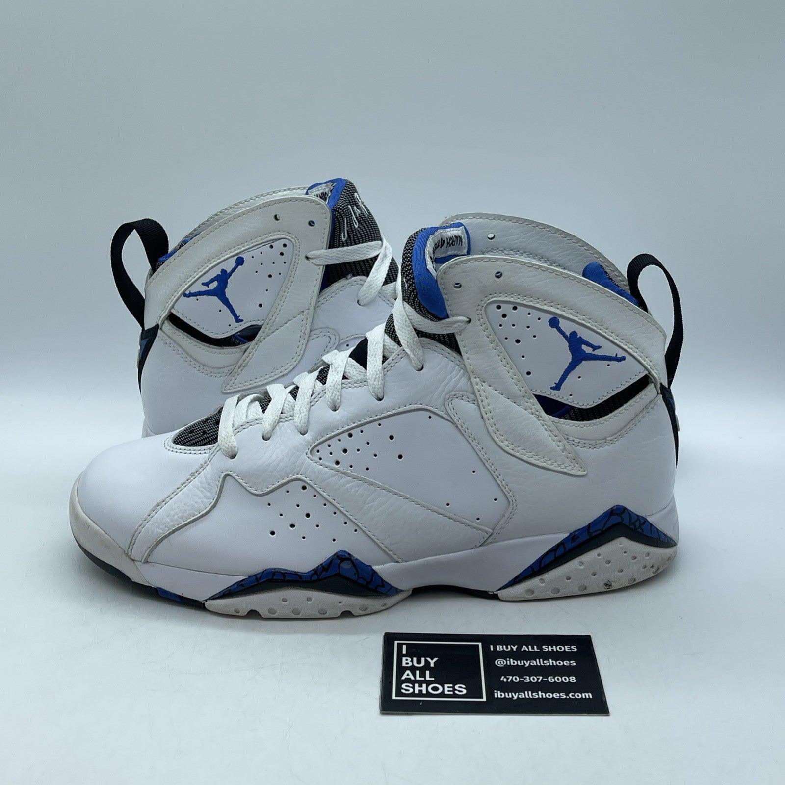 Size 9 - Air Jordan 7 Retro DMP Orlando Blue White Leather (304775-161)