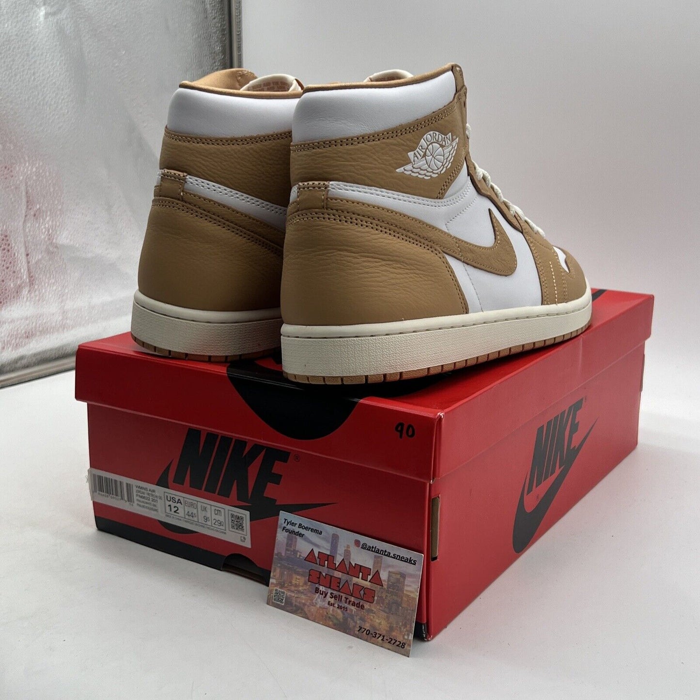 Size 12 - Air Jordan 1 Retro OG High Praline W (FN6622-201)