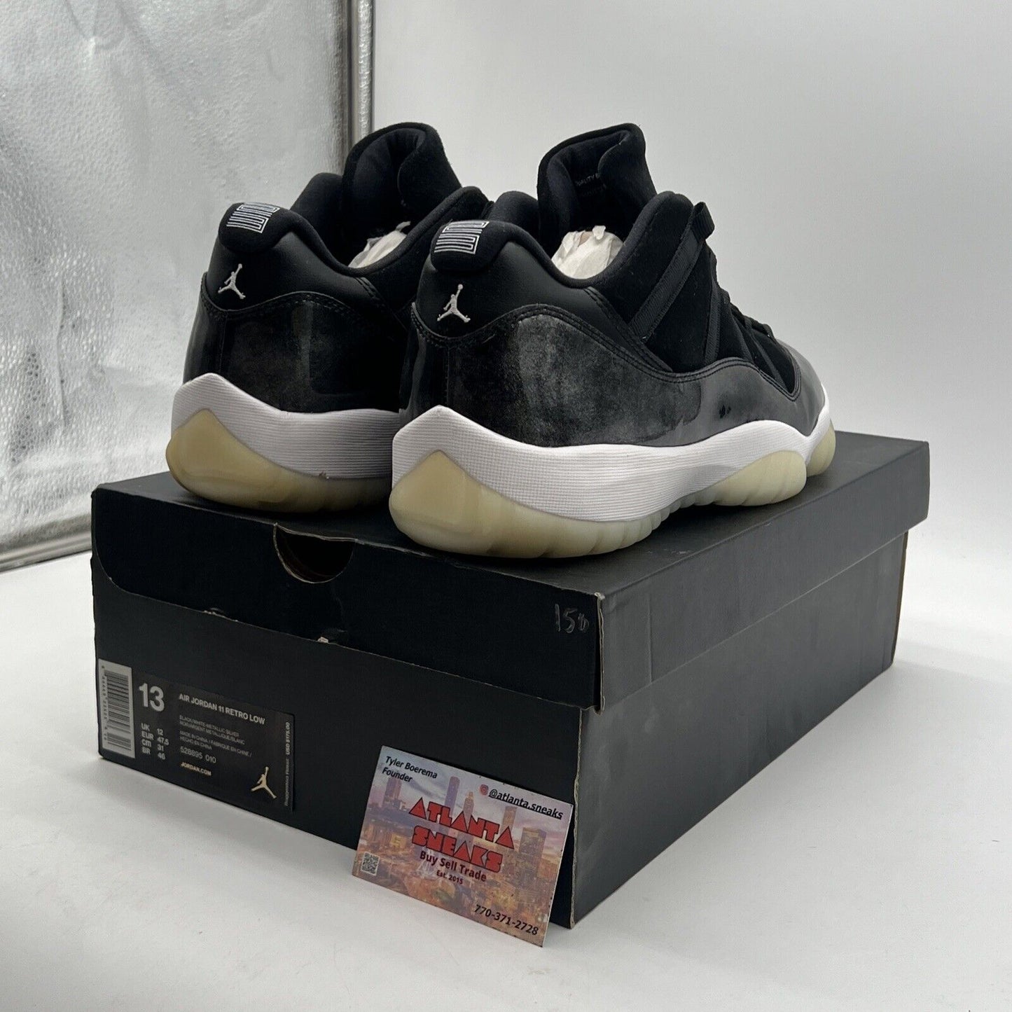 Size 13 - Air Jordan 11 Retro Low Barons (528895-010)