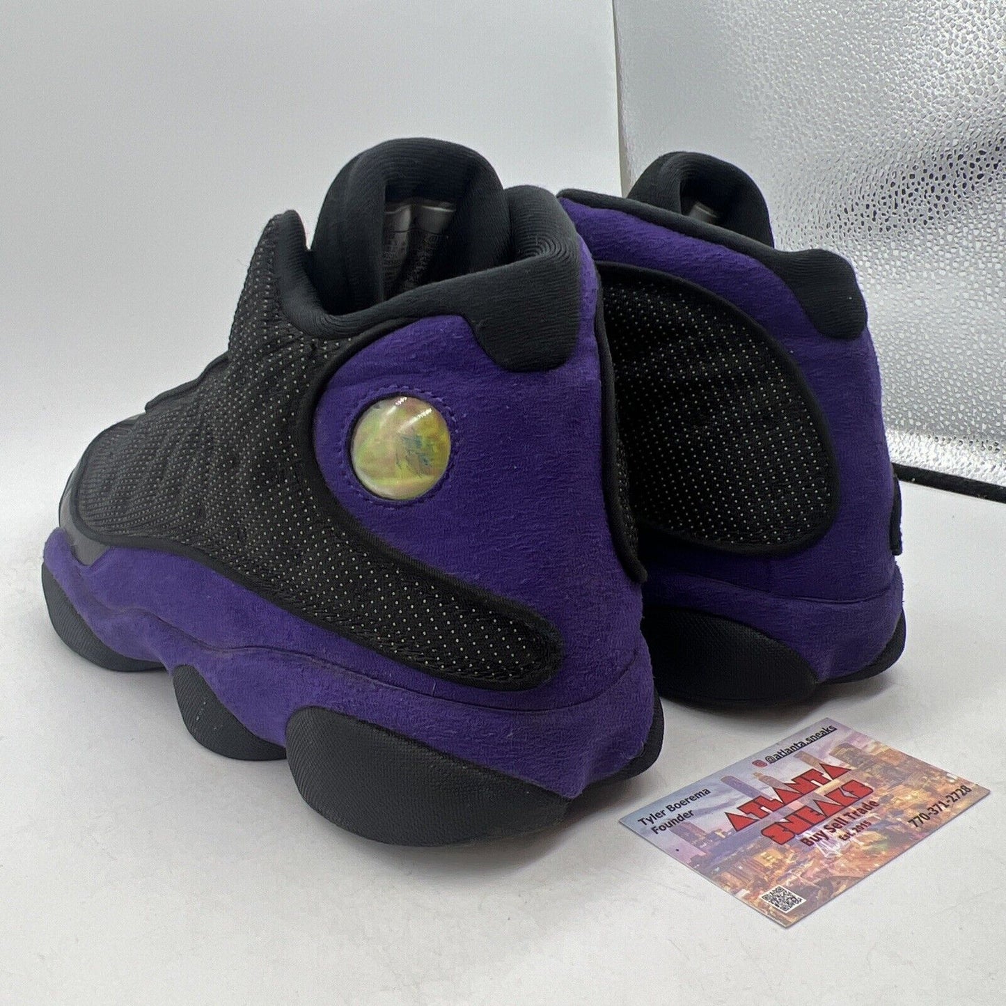 Size 10.5 - Jordan 13 Retro Court Purple Black Leather Suede (DJ5982-015)