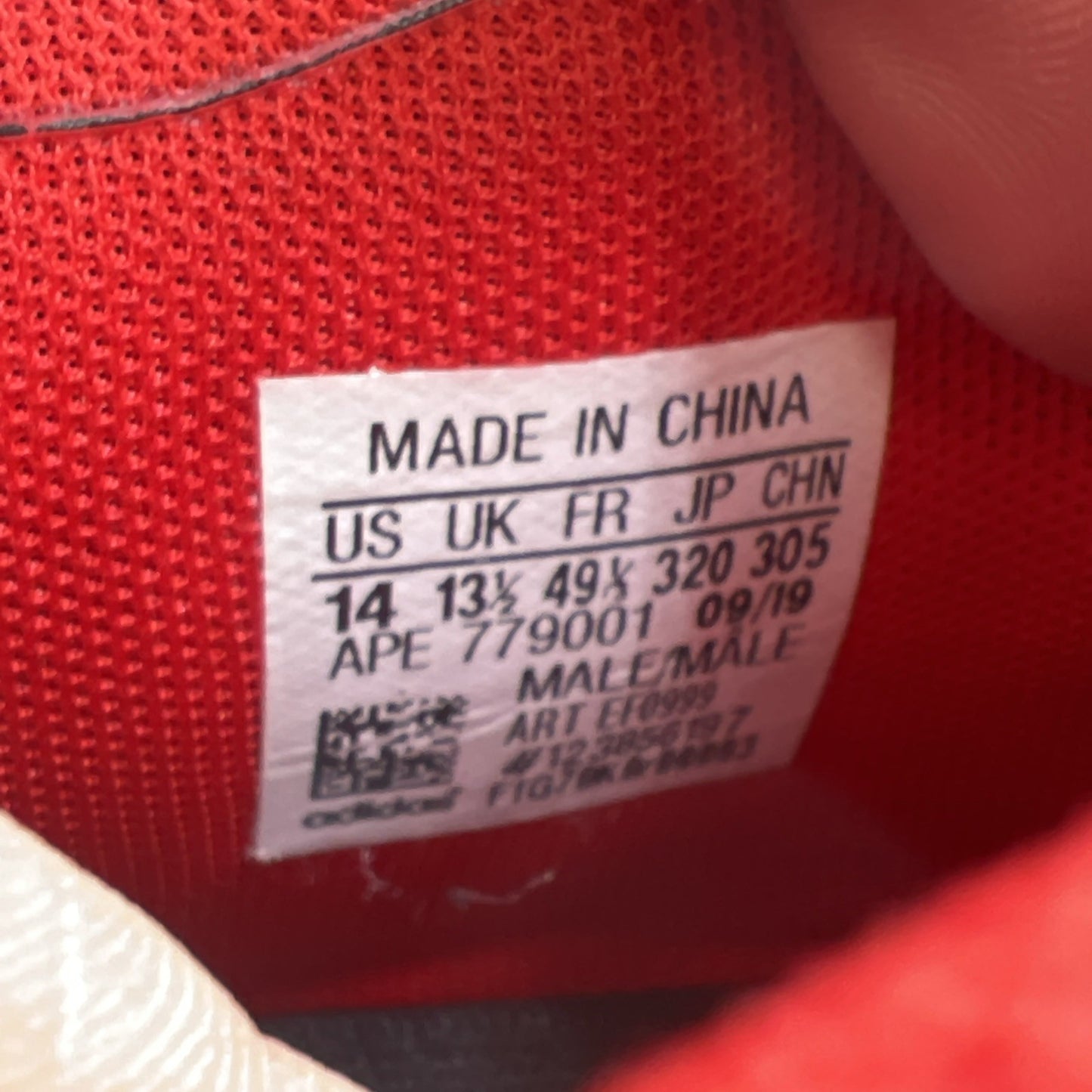 Size 14 - adidas Harden Vol. 4 Power Red (EF0999)