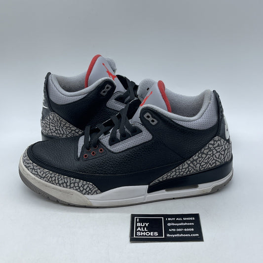 Size 11.5 - Air Jordan 3 Retro OG Mid Black Cement (854262-001)