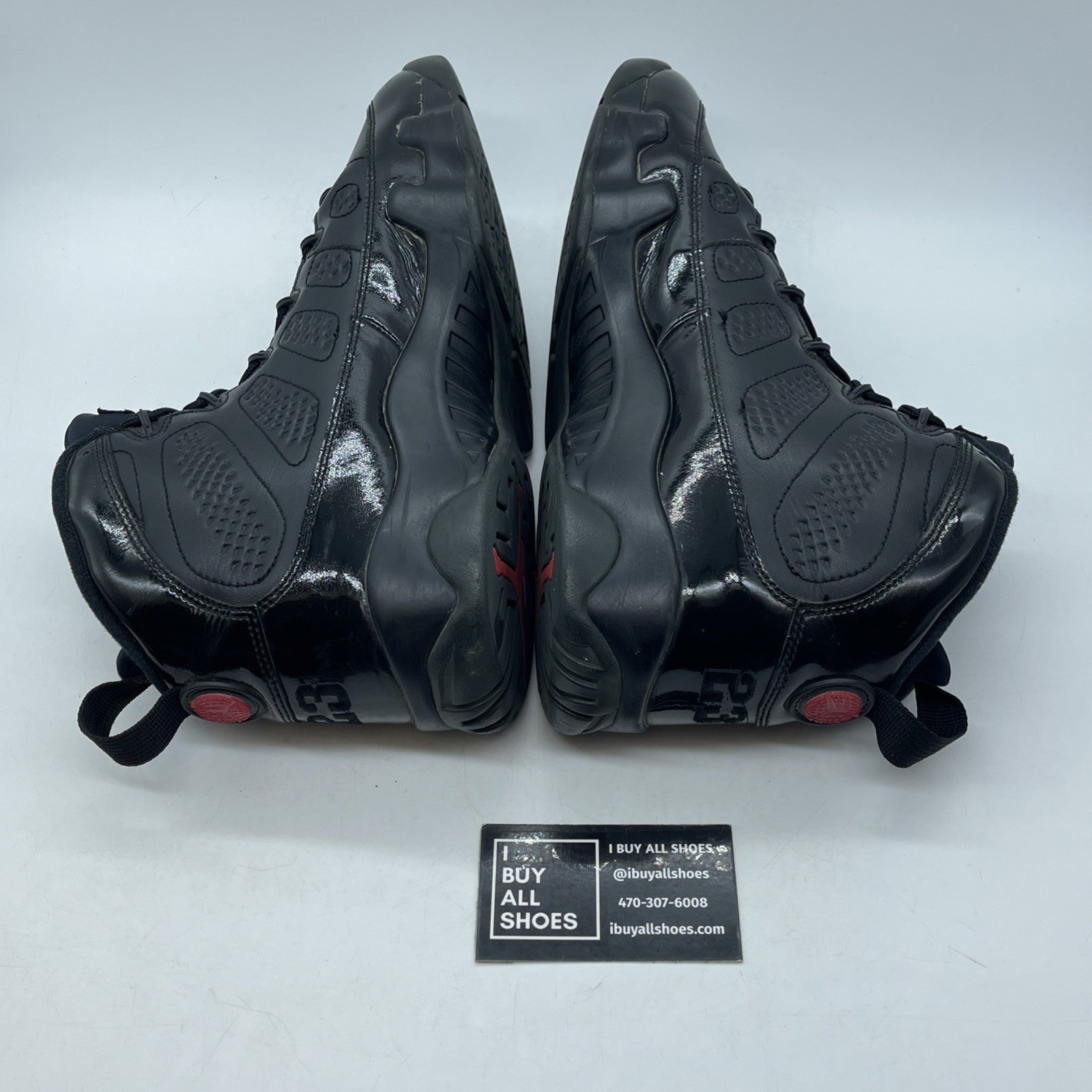 Size 11 - Air Jordan 9 Retro Bred Black Red Leather (302370-014)