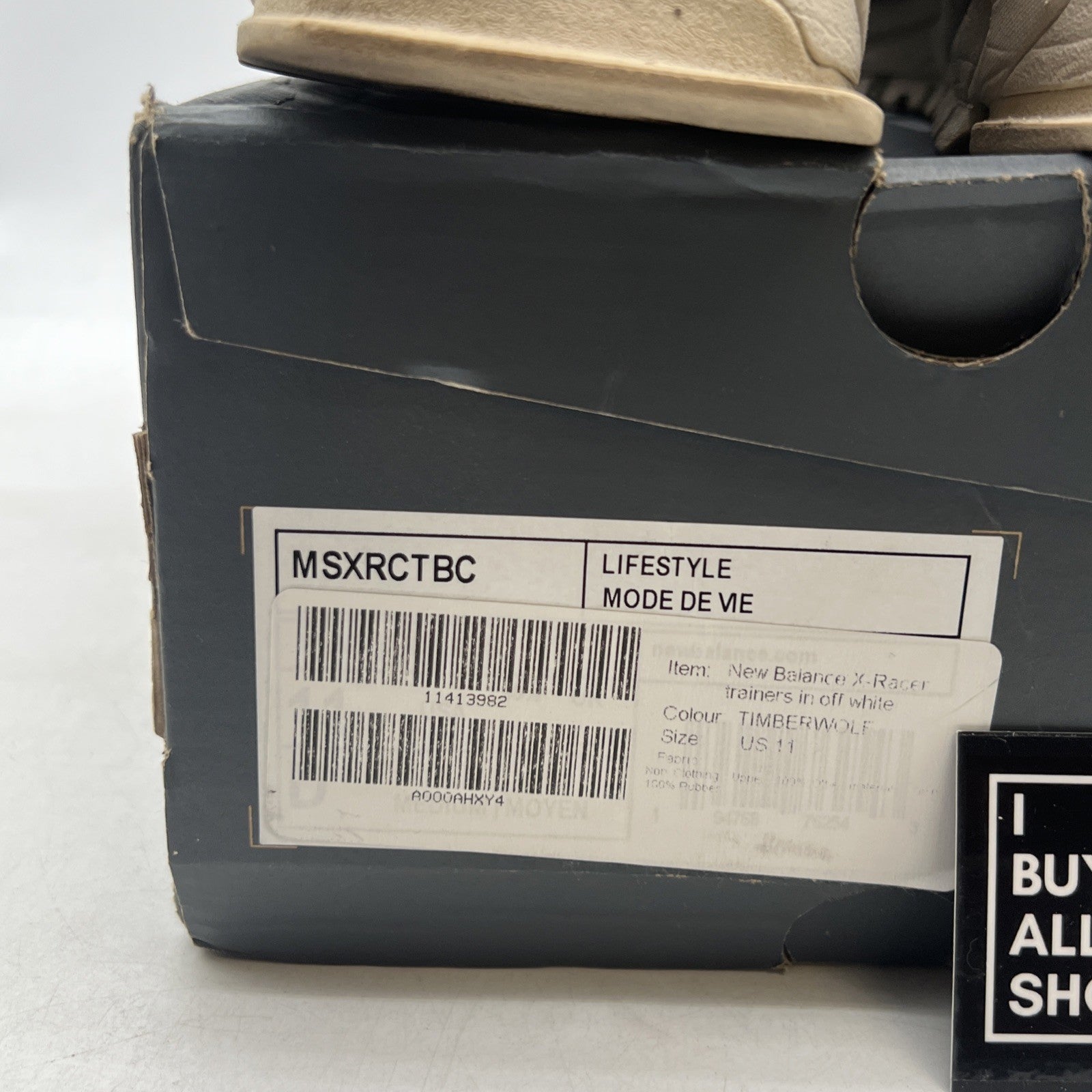 Size 11 - New Balance Mens X-Racer “Timberwolf” (MSXRCTBC)
