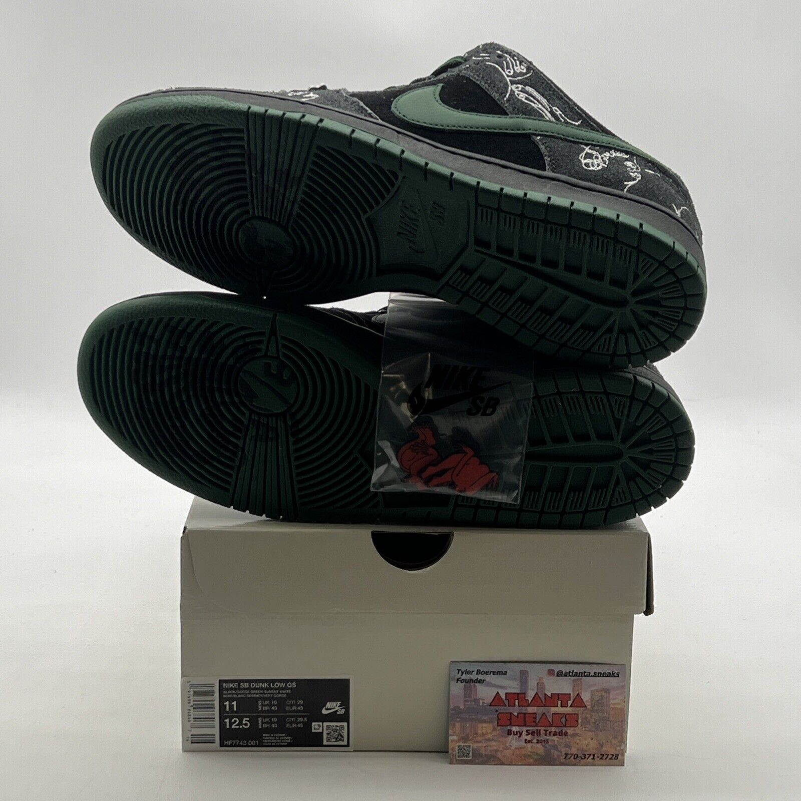 Size 11 - Nike THERE Skateboards x Dunk SB Low Ultra Humanized (HF7743-001)