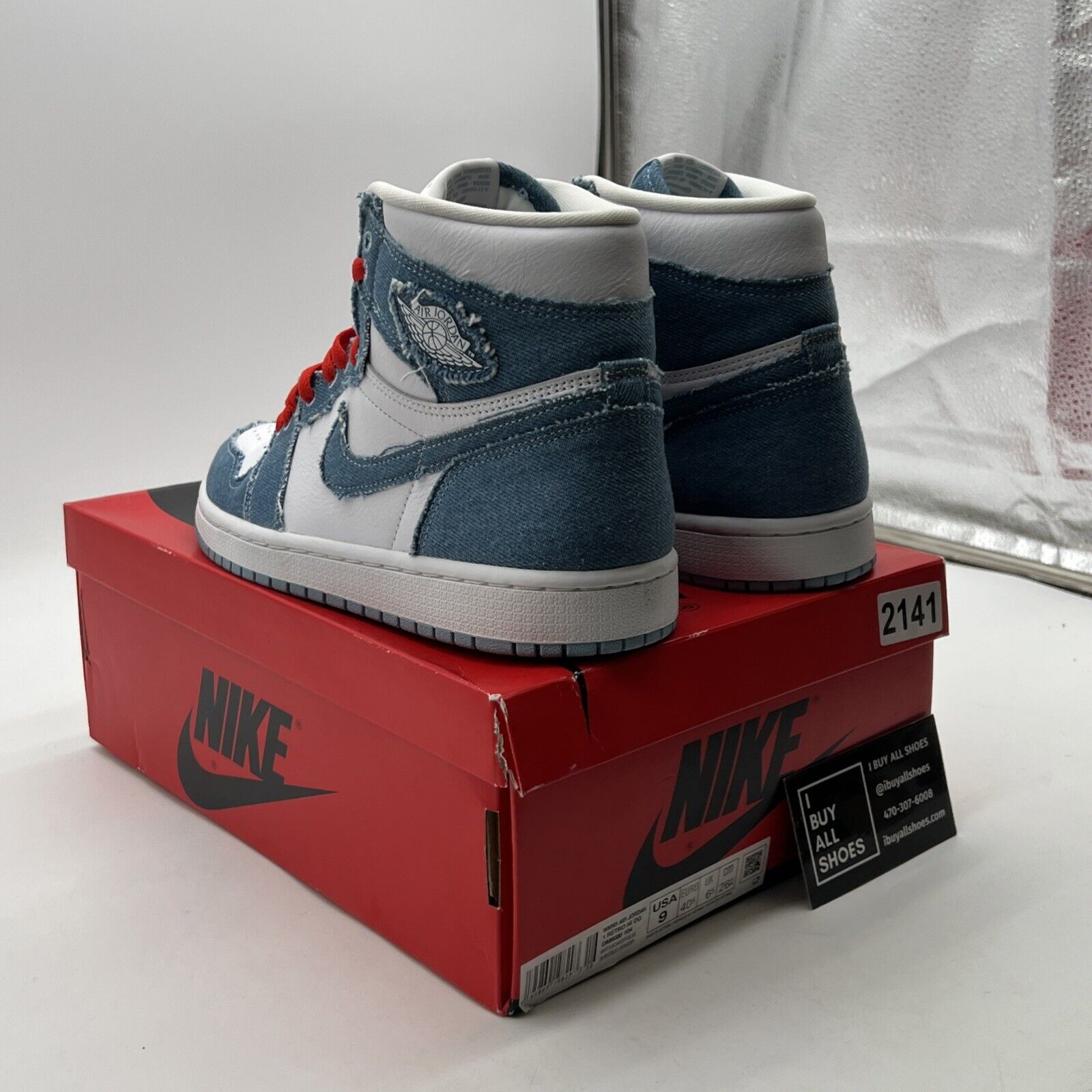 Size 9 - Air Jordan 1 High OG Denim 2022 (DM9036-104)