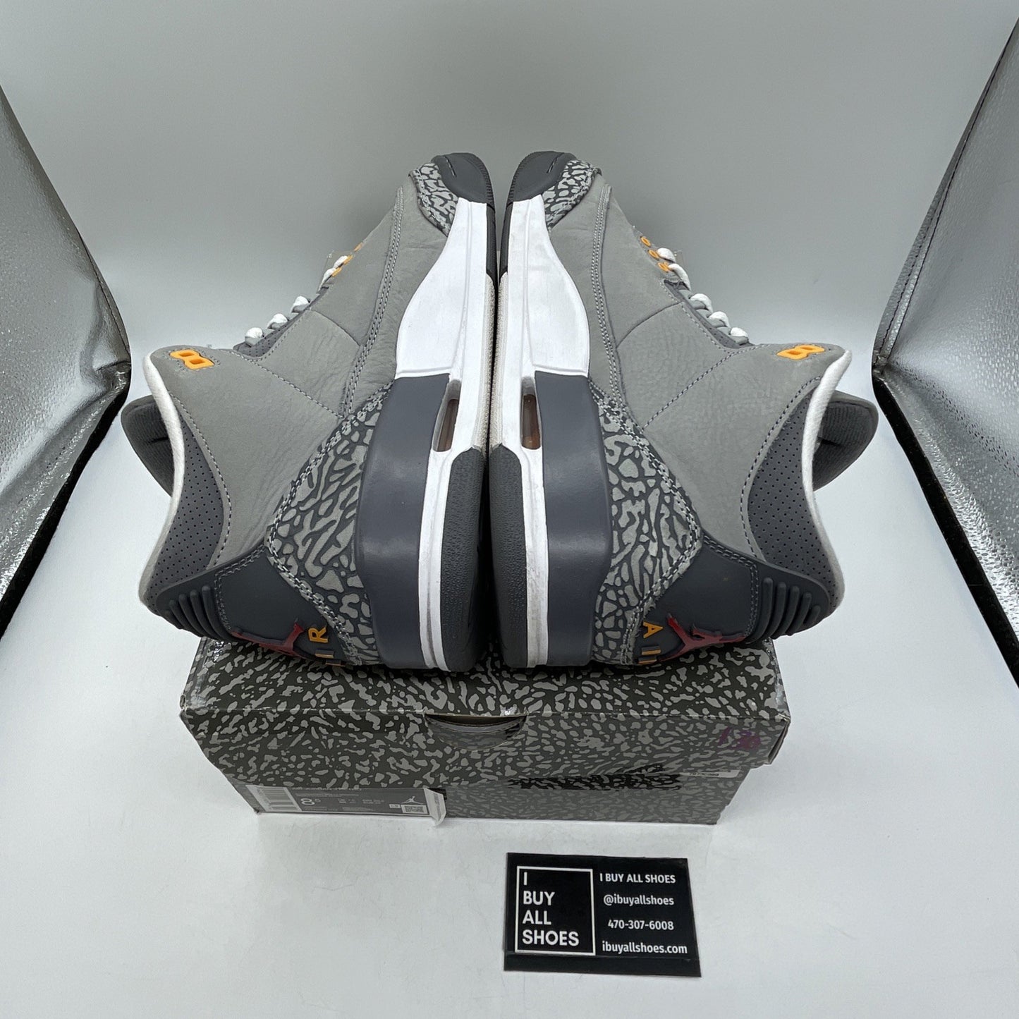 Size 8.5 - Air Jordan 3 Retro Mid Cool Grey (CT85532-012)