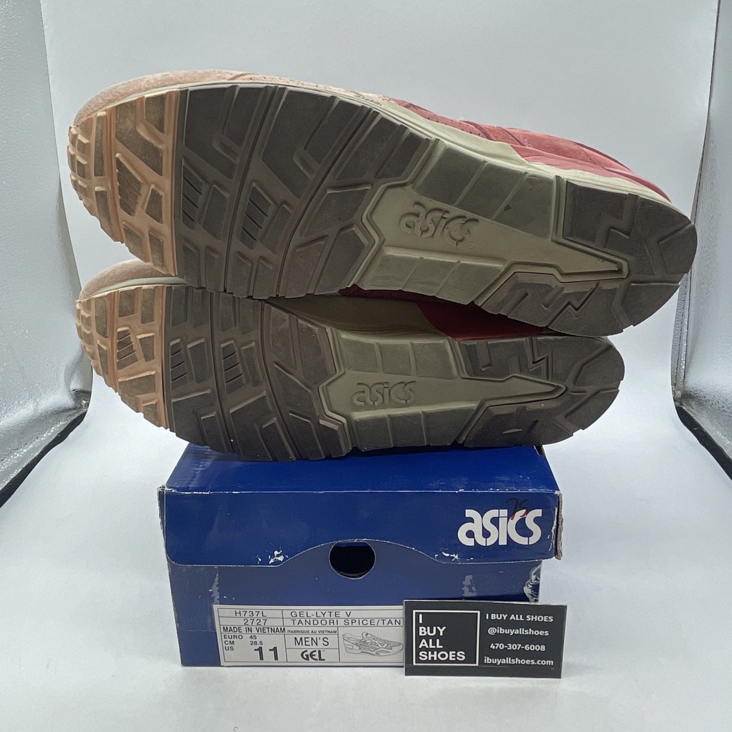 Size 11 - Gel-Lyte V Suede Toe Gel Light 5 Pink (H737L)