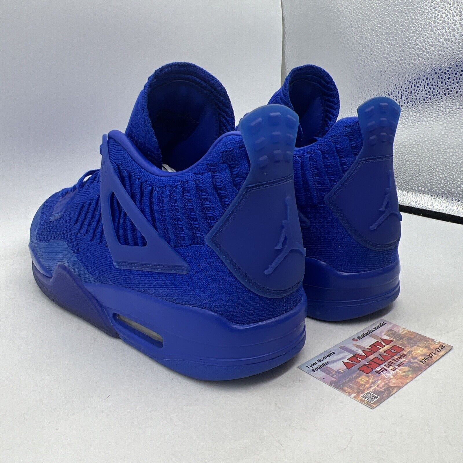 Size 12 - Air Jordan 4 Retro Flyknit Hyper Royal (AQ3559-400)