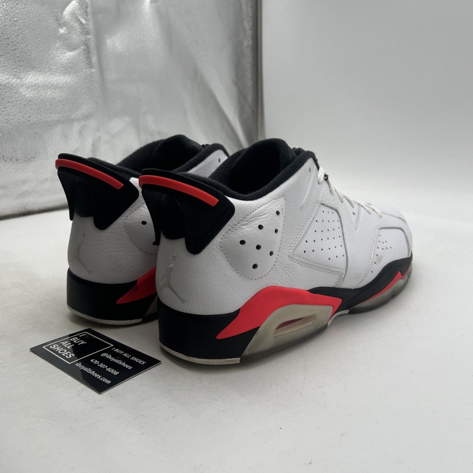 Size 14 - Air Jordan 6 Low White Infrared (304401-123)