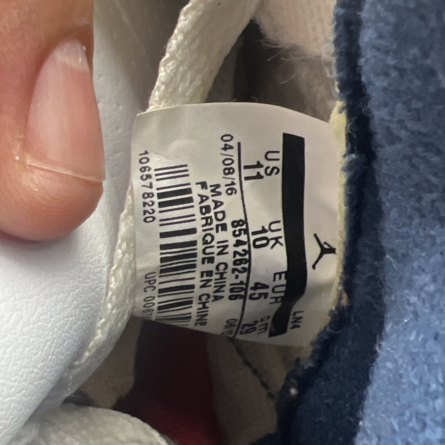 Size 11 - Air Jordan 3 Retro OG Mid True Blue (854262-106)