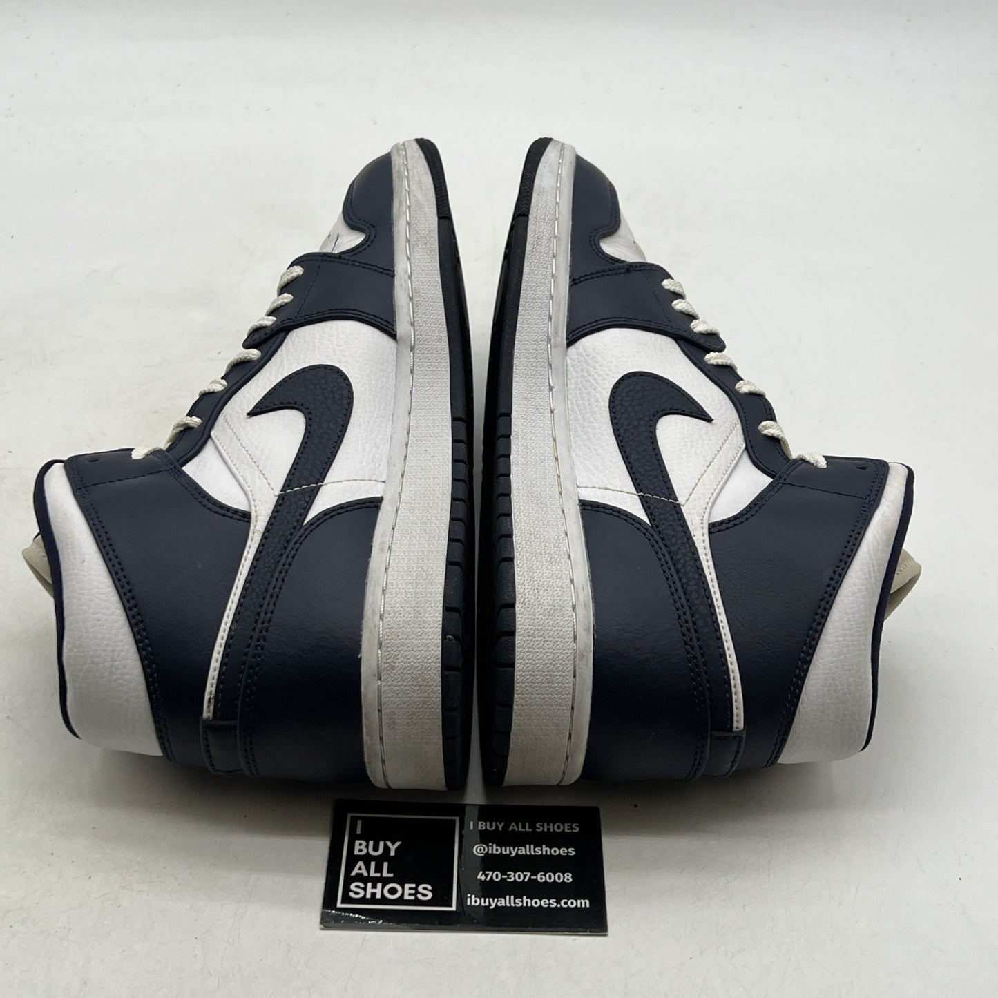 Size 10.5 - Air Jordan 1 Mid Obsidian (554724-174)