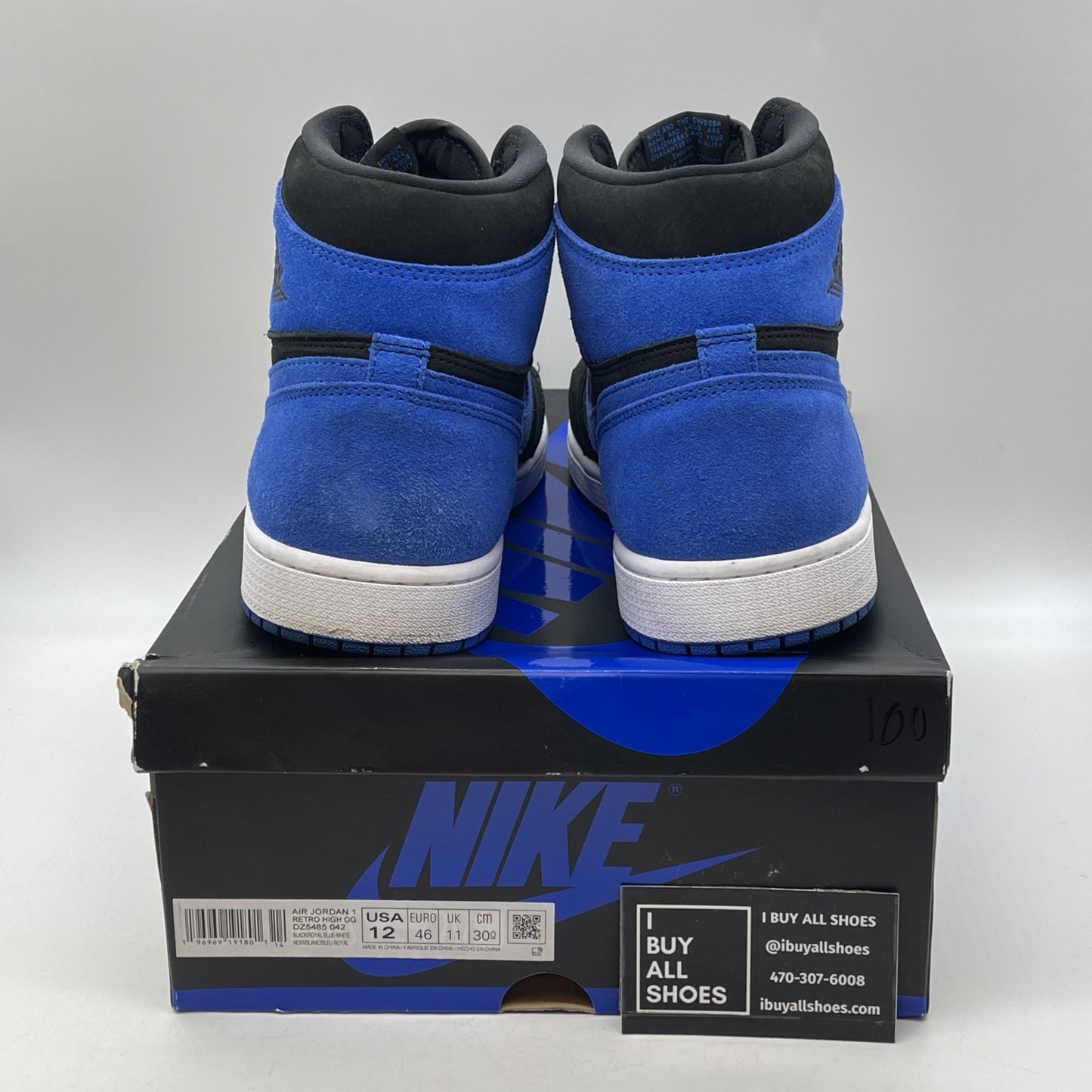 Size 12 - Jordan 1 Retro OG High Royal Reimagined Blue Suede (DZ5485-042)