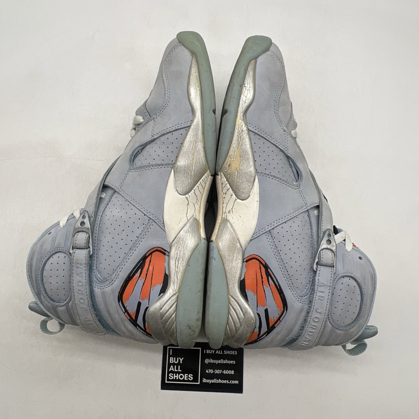 Size 13 - Air Jordan 8 Retro Ice Blue W (316836-401)