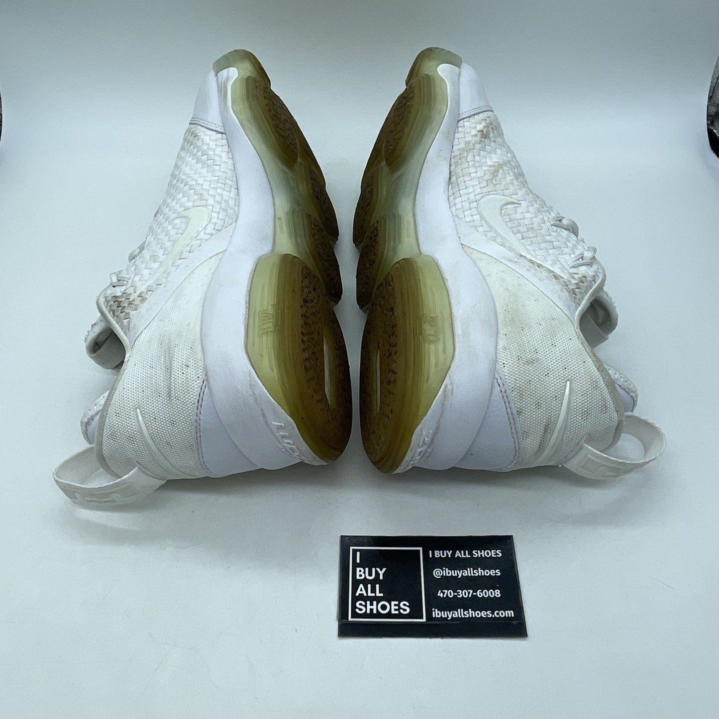 Size 13 - Nike LeBron 14 Low Ice Suede Leather (878636-101)