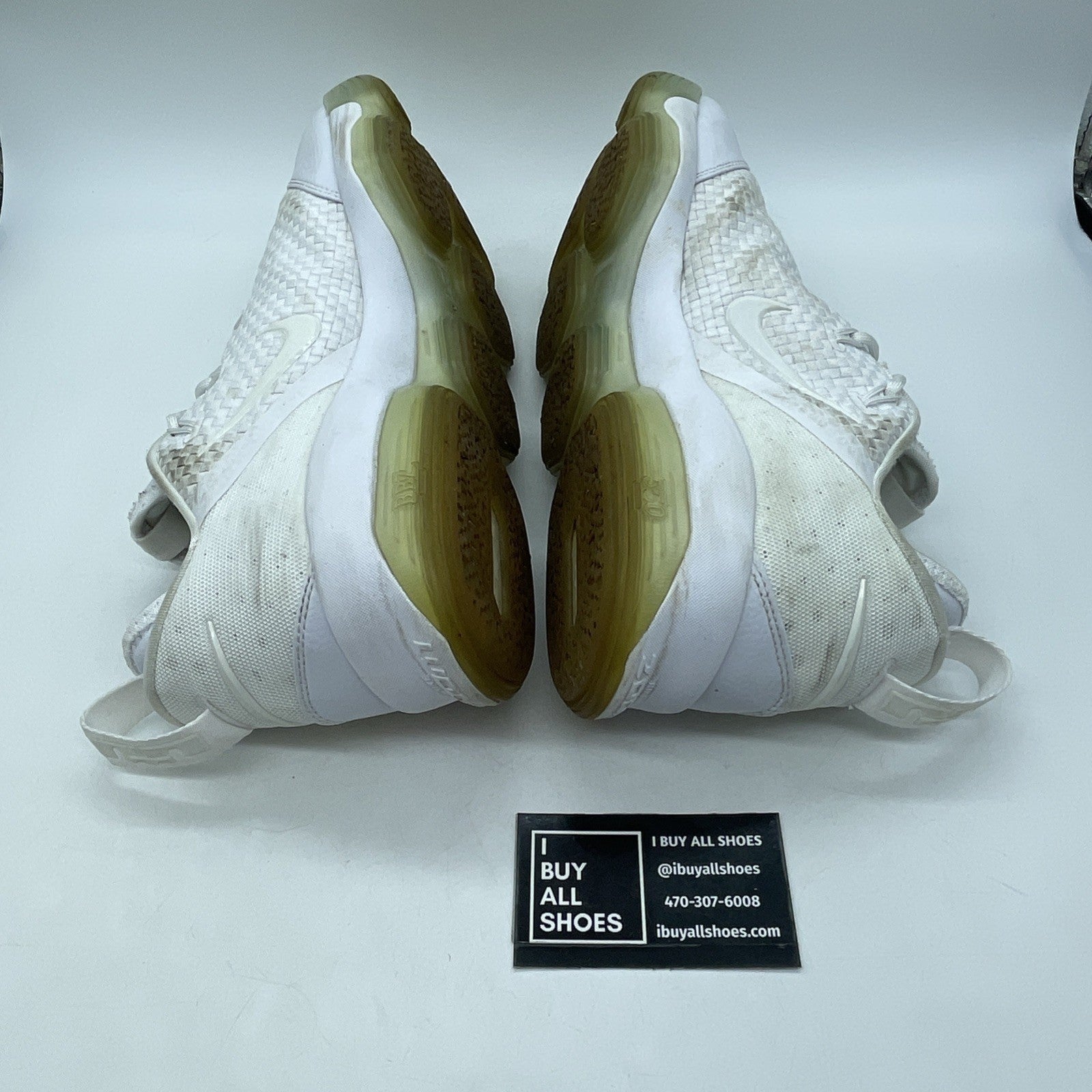 Size 13 - Nike LeBron 14 Low Ice Suede Leather (878636-101)