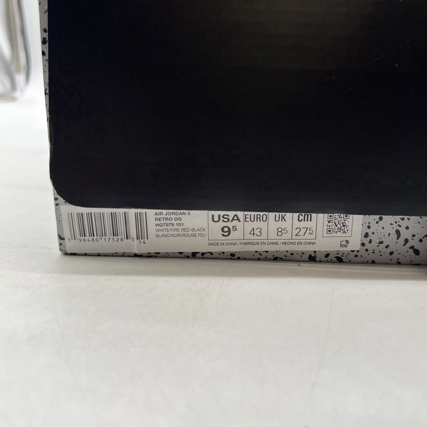Size 9.5 - Air Jordan 5 Retro 2025 Fire Red (HQ7978-101)