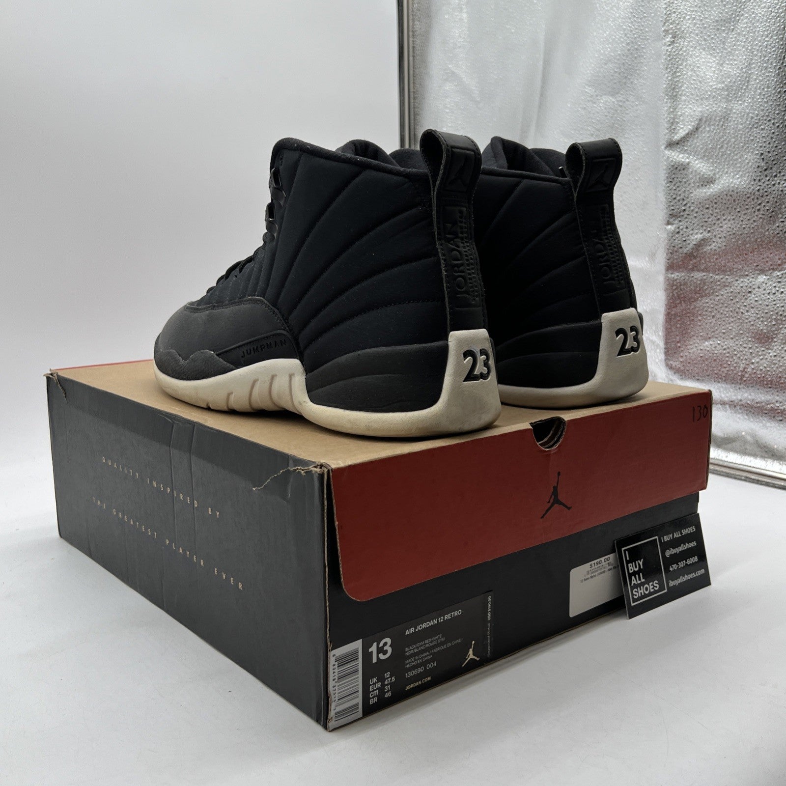 Size 13 - Air Jordan 12 Retro Neoprene (130690-004)