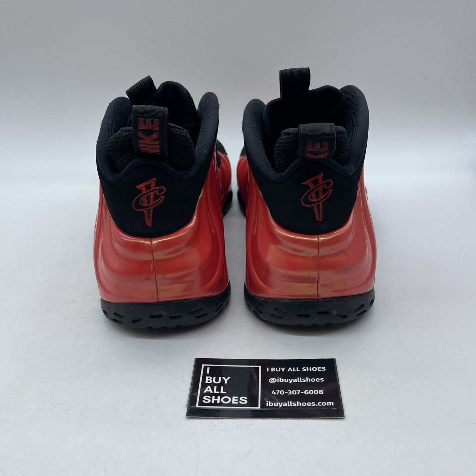 Size 11 - Nike Air Foamposite One Habanero Red Black Suede (314996-603)