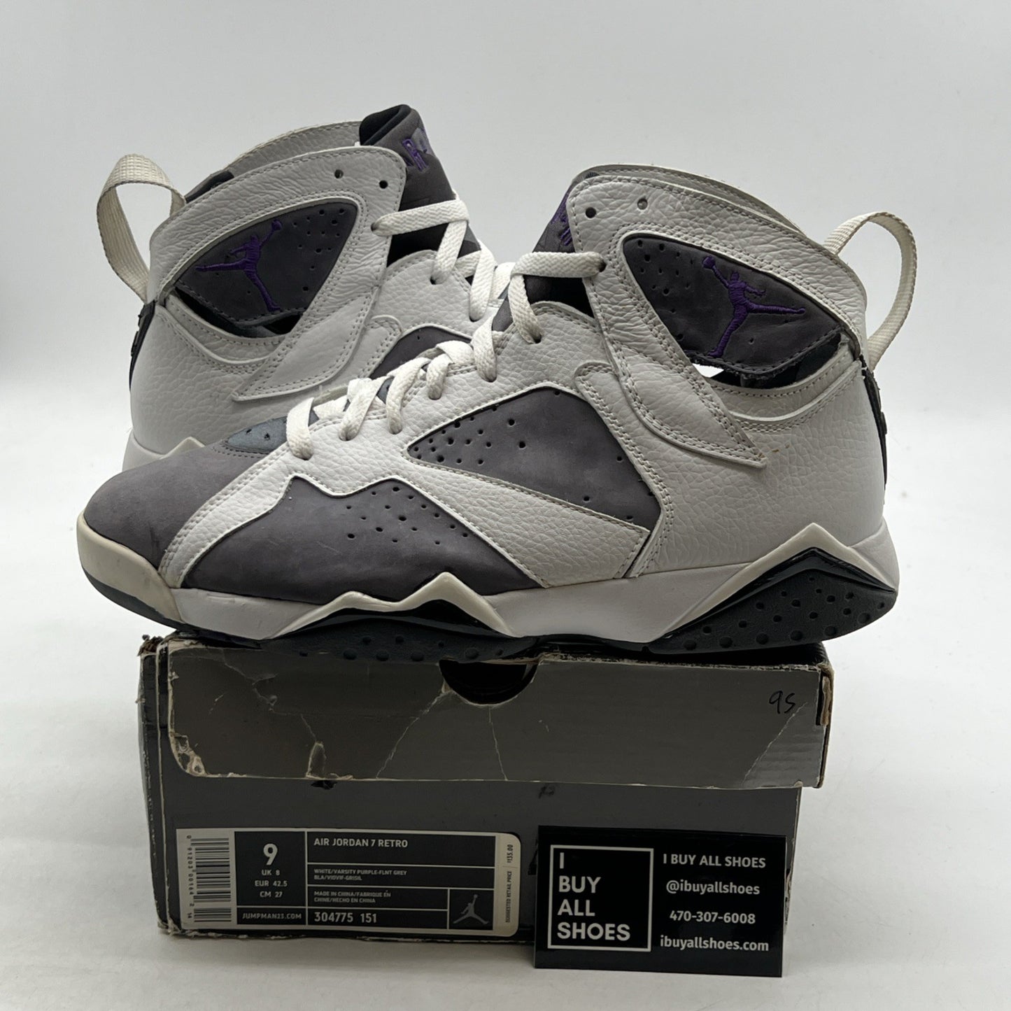 Size 9 - Air Jordan 7 Retro Flint (304775-151)