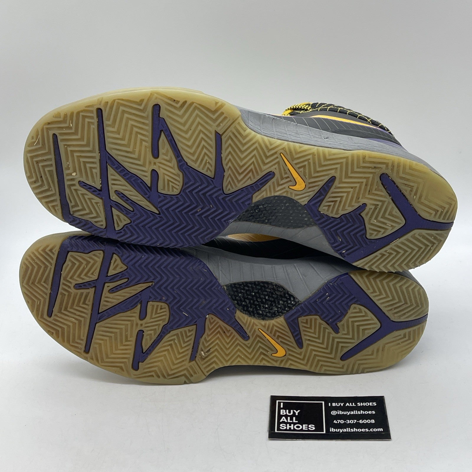 Size 14 - Nike Zoom Kobe 4 2009 Carpe Diem Black Yellow Leather (344335-001)