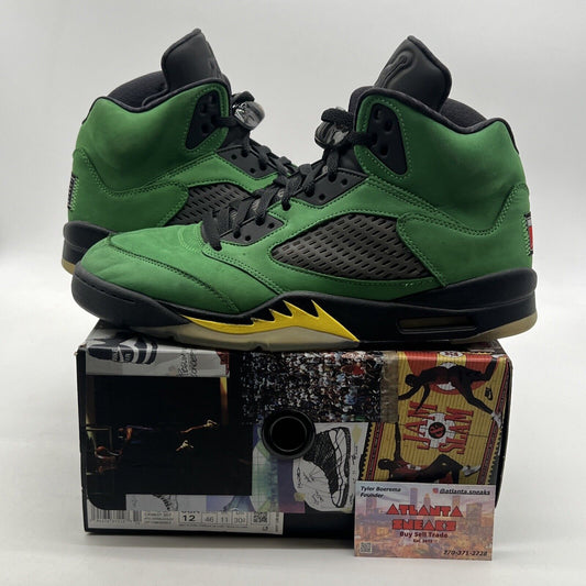 Size 12 - Air Jordan 5 Retro SE Oregon 2020 (CK6631-307)