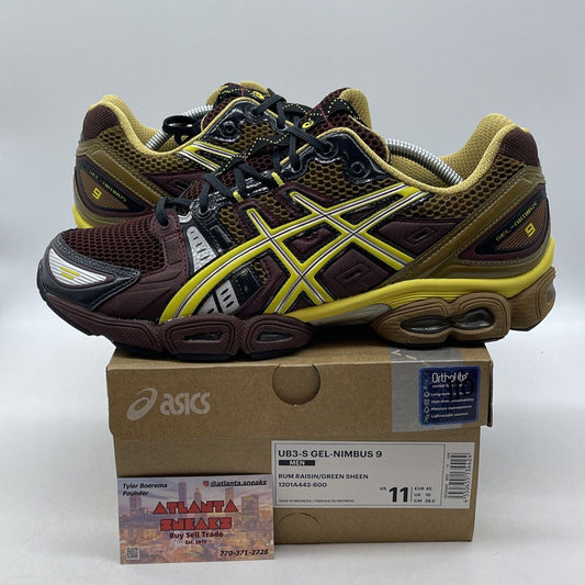 Size 11 - ASICS Kiko Kostadinov x UB3-S Gel Nimbus 9 Rum Raisin (1201A442-600)
