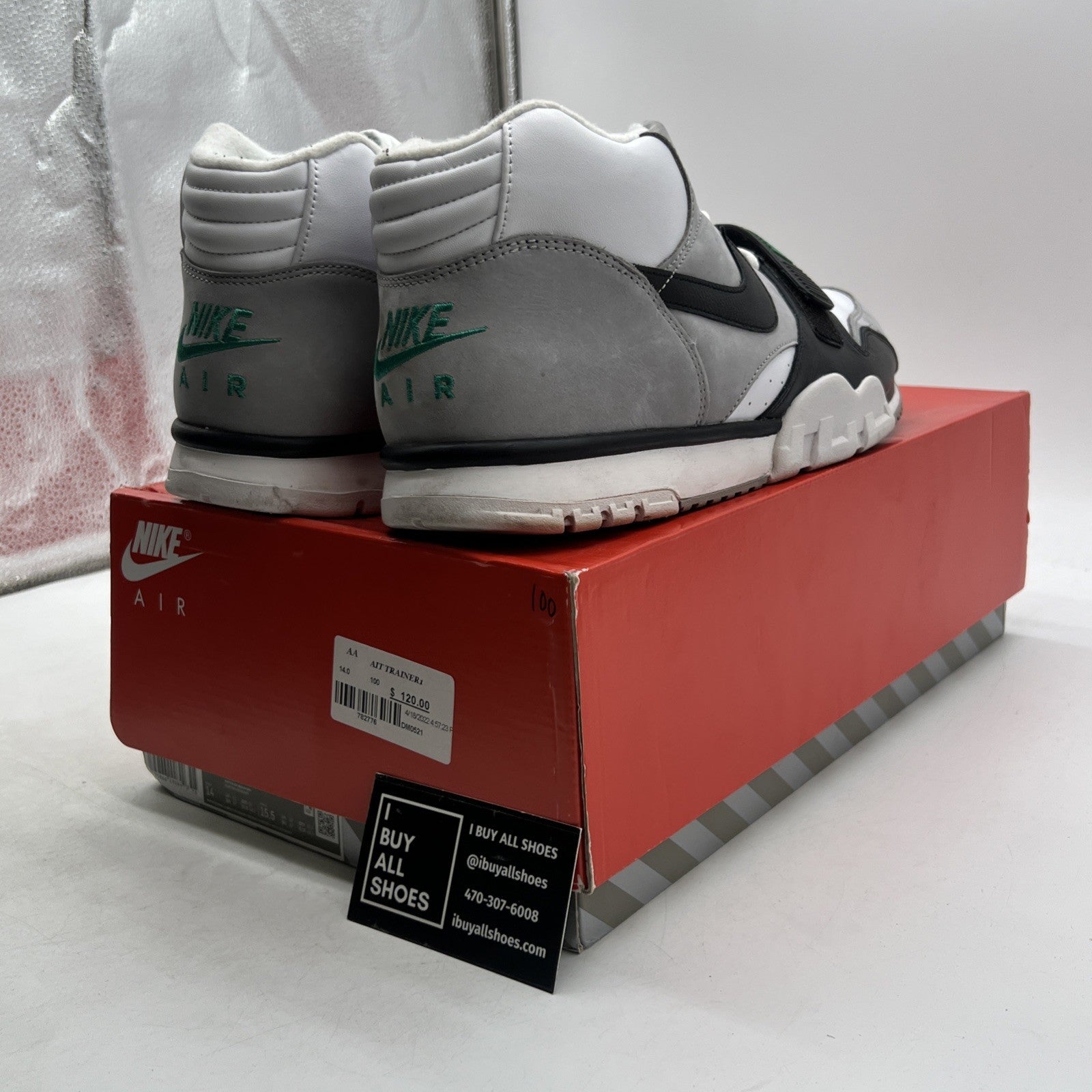Size 14 - Nike Air Trainer 1 2022 Chlorophyll (DM0521-100)