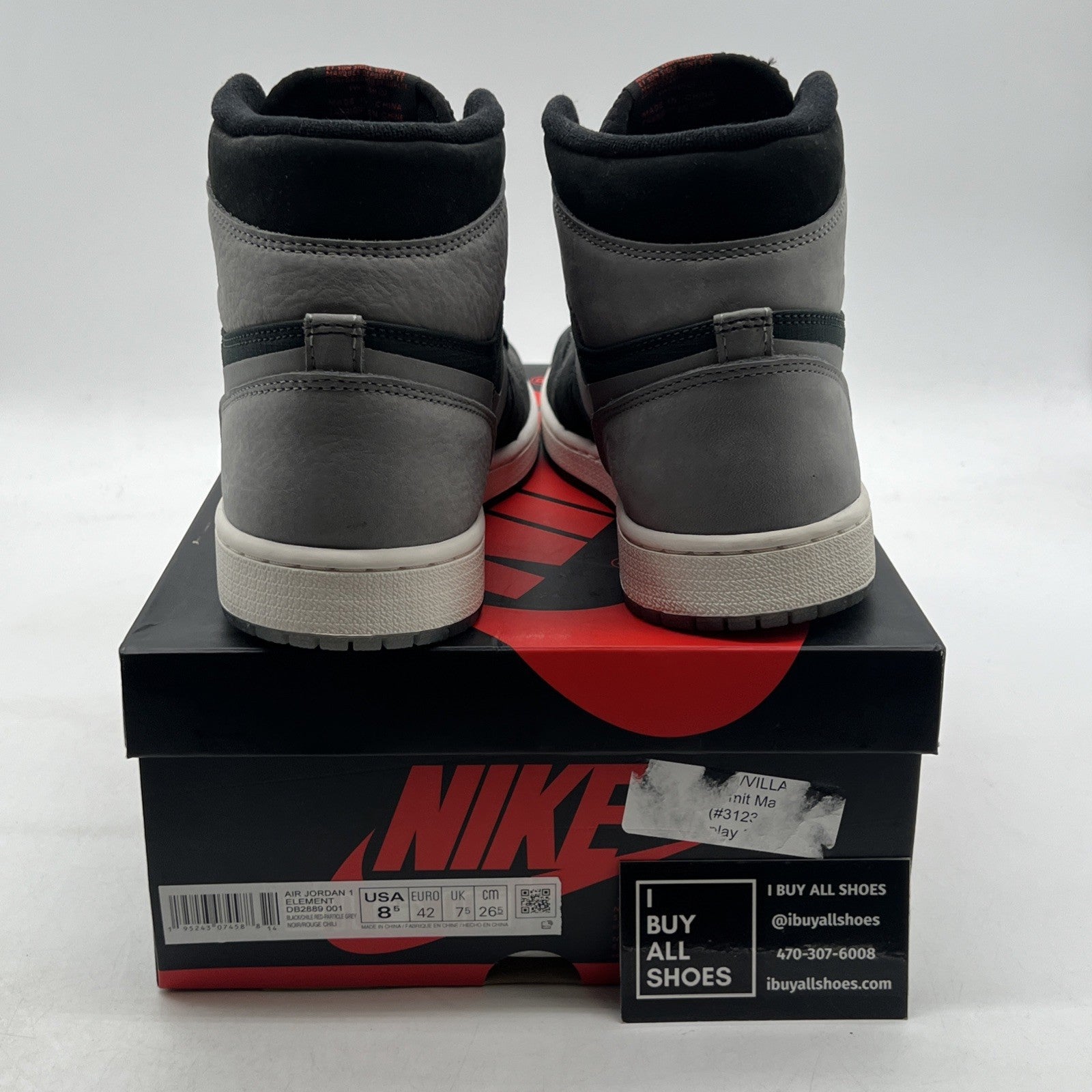 Size 8.5 - Air Jordan 1 Element GORE-TEX High Black Particle Grey (DB2889-001)