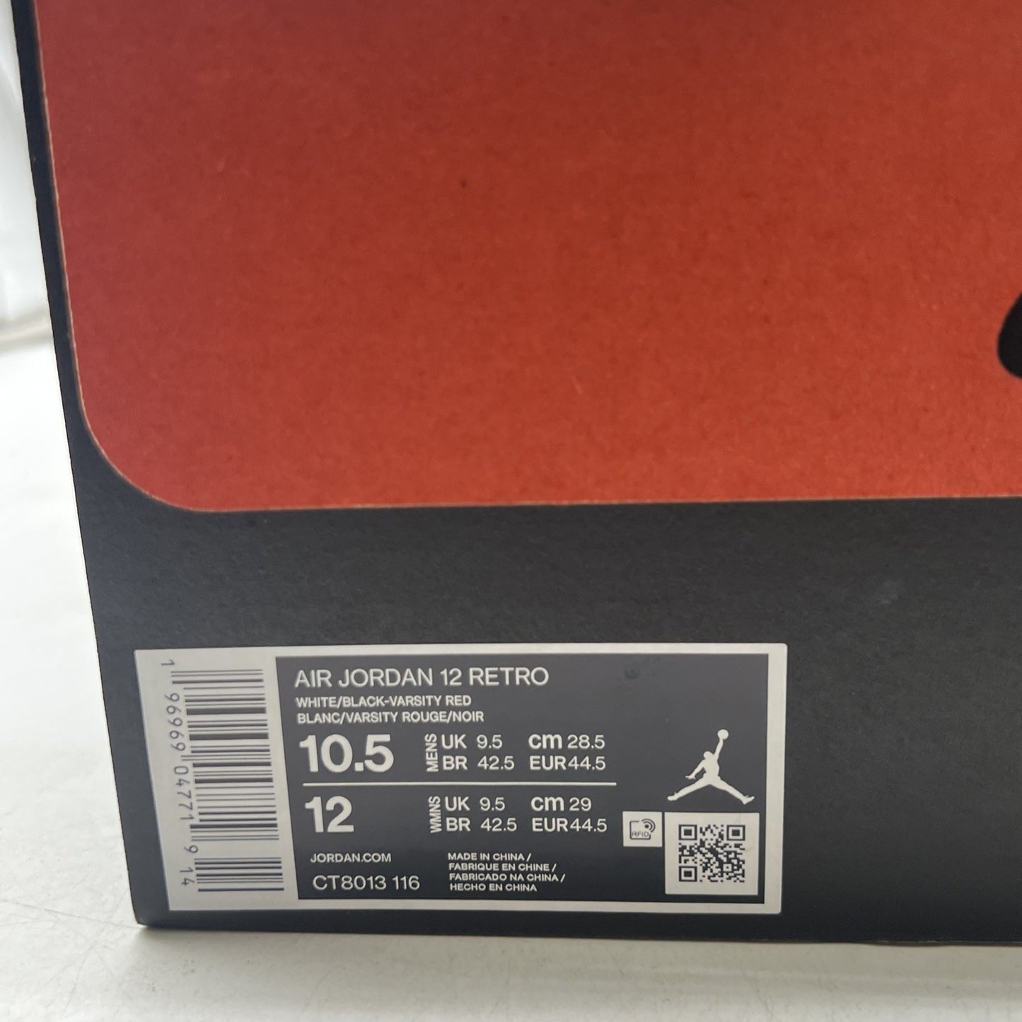 Size 10.5 - Air Jordan 12 Retro 2023 Mid Cherry (CT8013-116)