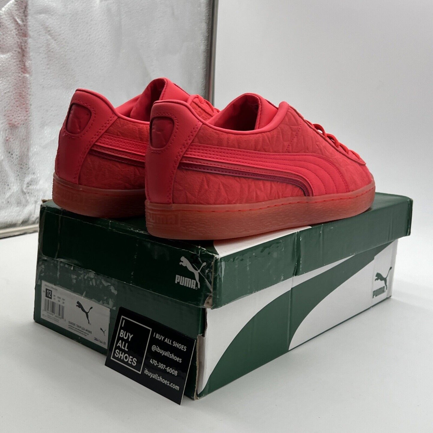 Size 12 - PUMA Suede Triplex Mono Quake - Sunblaze (384164-01)