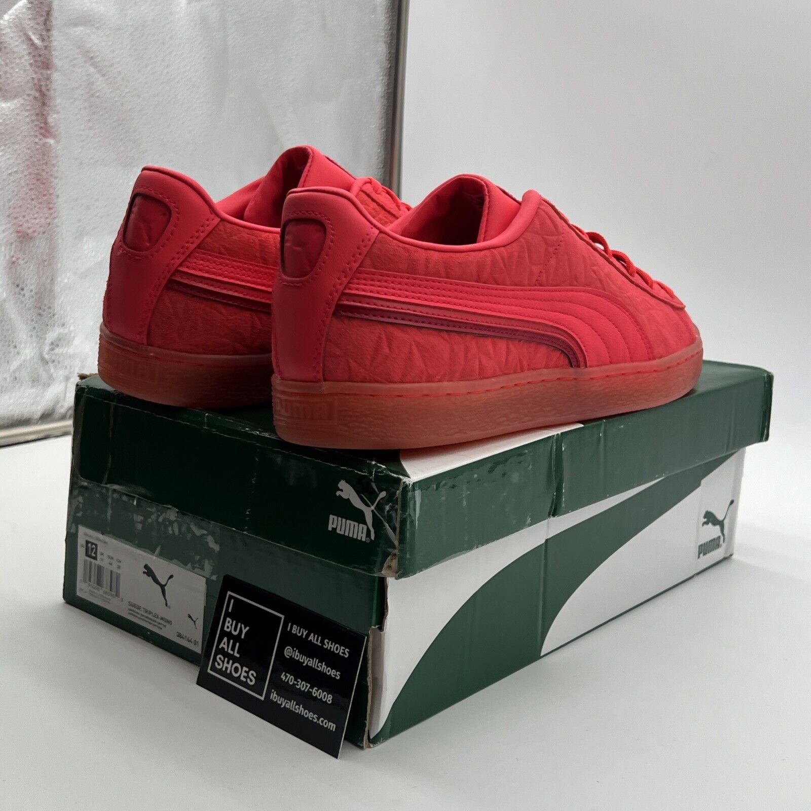 Size 12 - PUMA Suede Triplex Mono Quake - Sunblaze (384164-01)