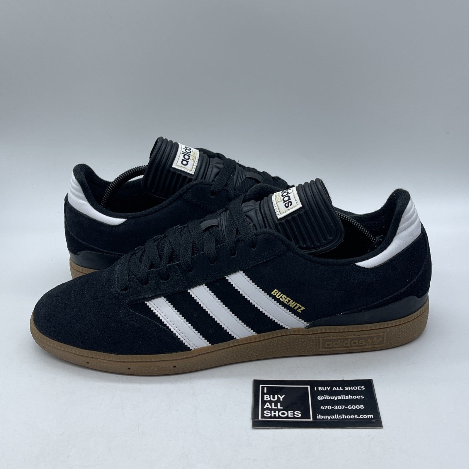 Size 14 - adidas Busenitz Black Gum (G48060)