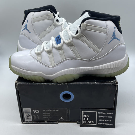 Size 10 - Air Jordan 11 Retro 2024 Legend Blue Columbia (378037-117)