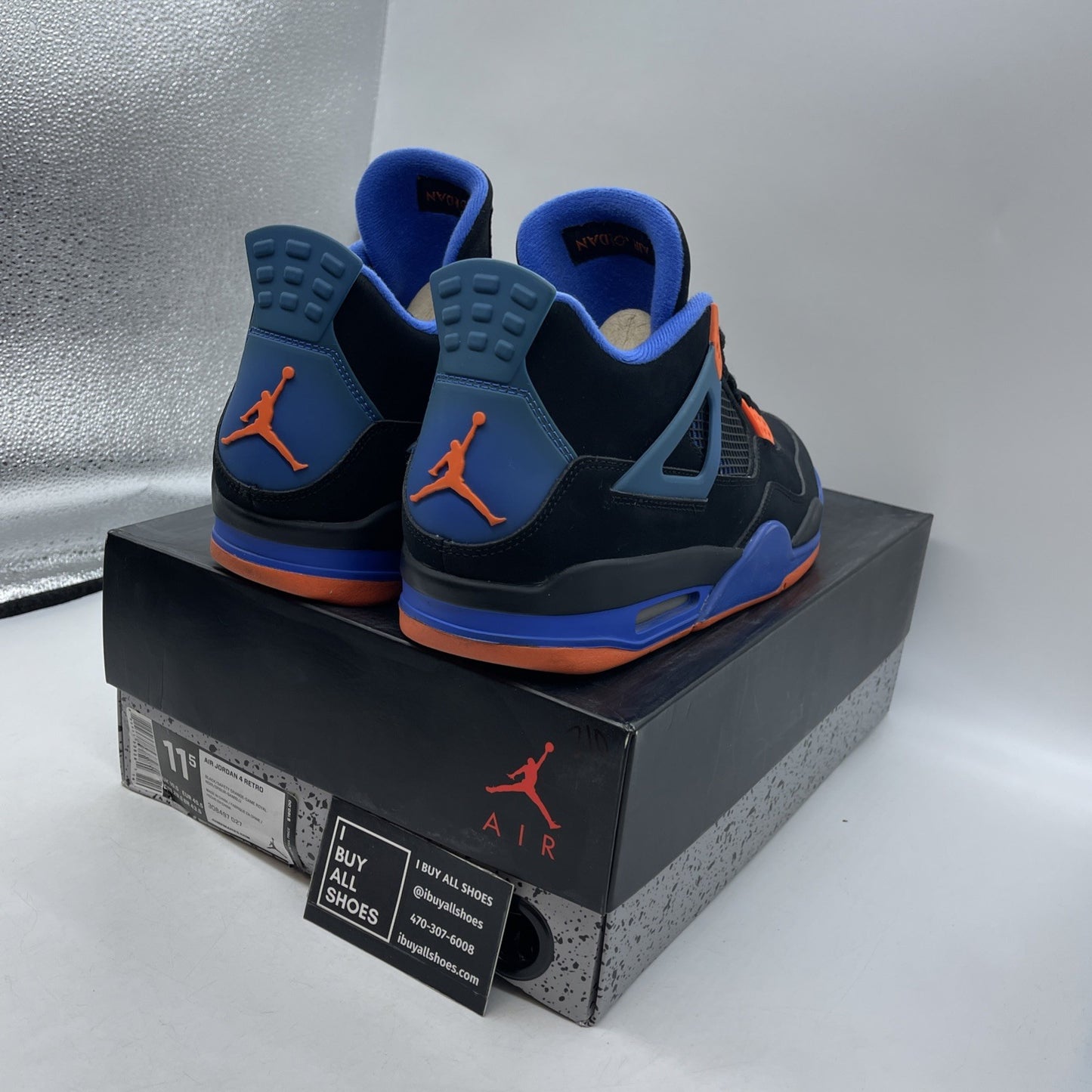 Size 11.5 - Air Jordan 4 Retro Cavs (308497-027)