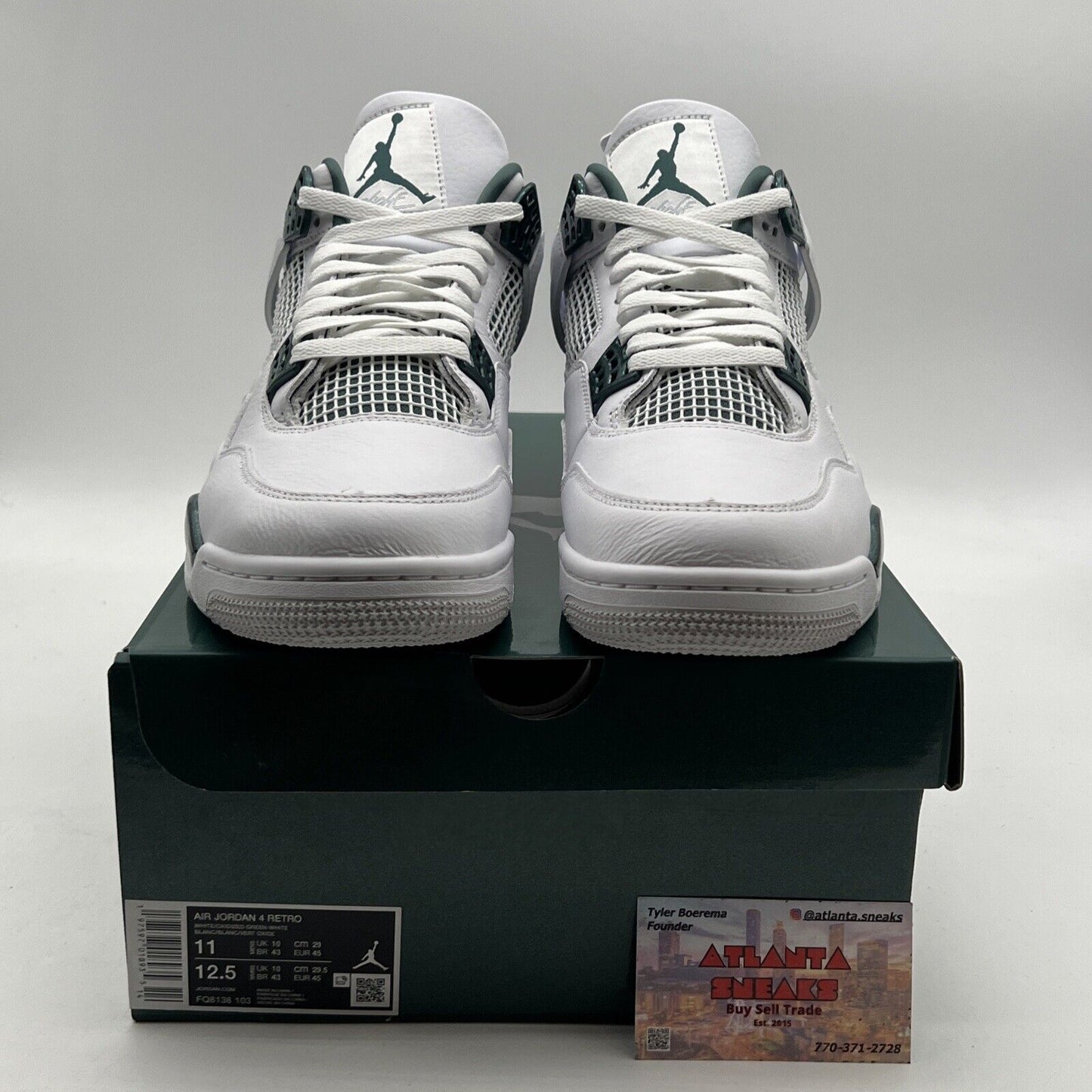 Size 11 - Air Jordan 4 Retro Oxidized Green (FQ8138-103)