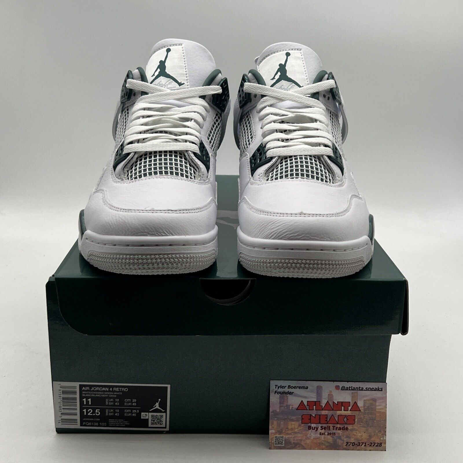 Size 11 - Air Jordan 4 Retro Oxidized Green (FQ8138-103)