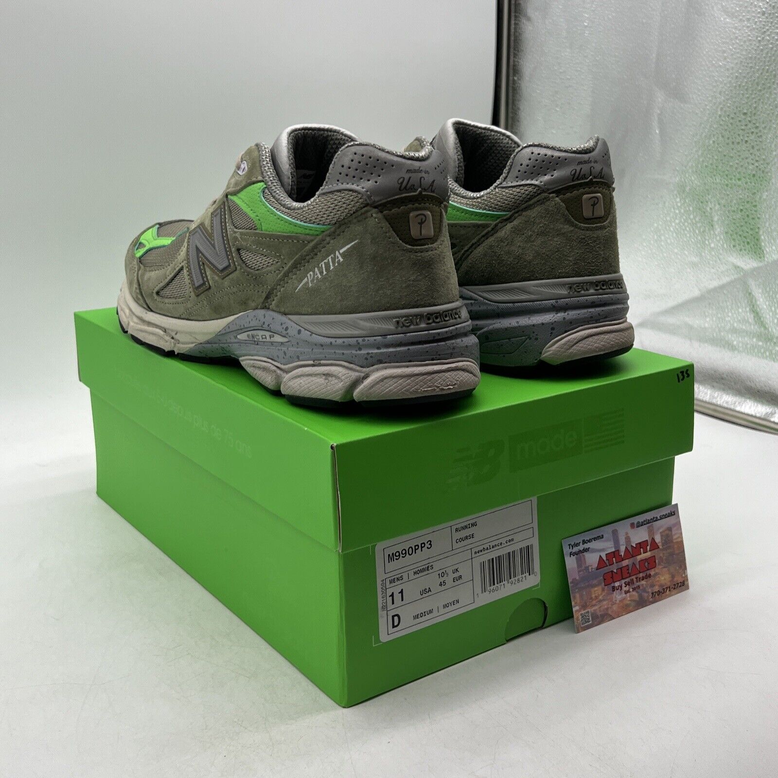 Size 11 - New Balance Patta x 990v3 Made in USA Keep Your Family Close (M990PP3)