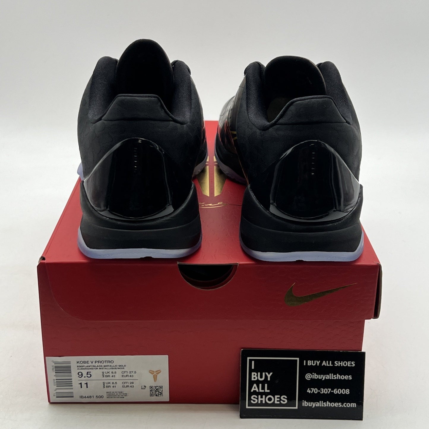 Size 9.5 - Nike Zoom Kobe 5 Protro Year of the Mamba - Eggplant (IB4481-500)