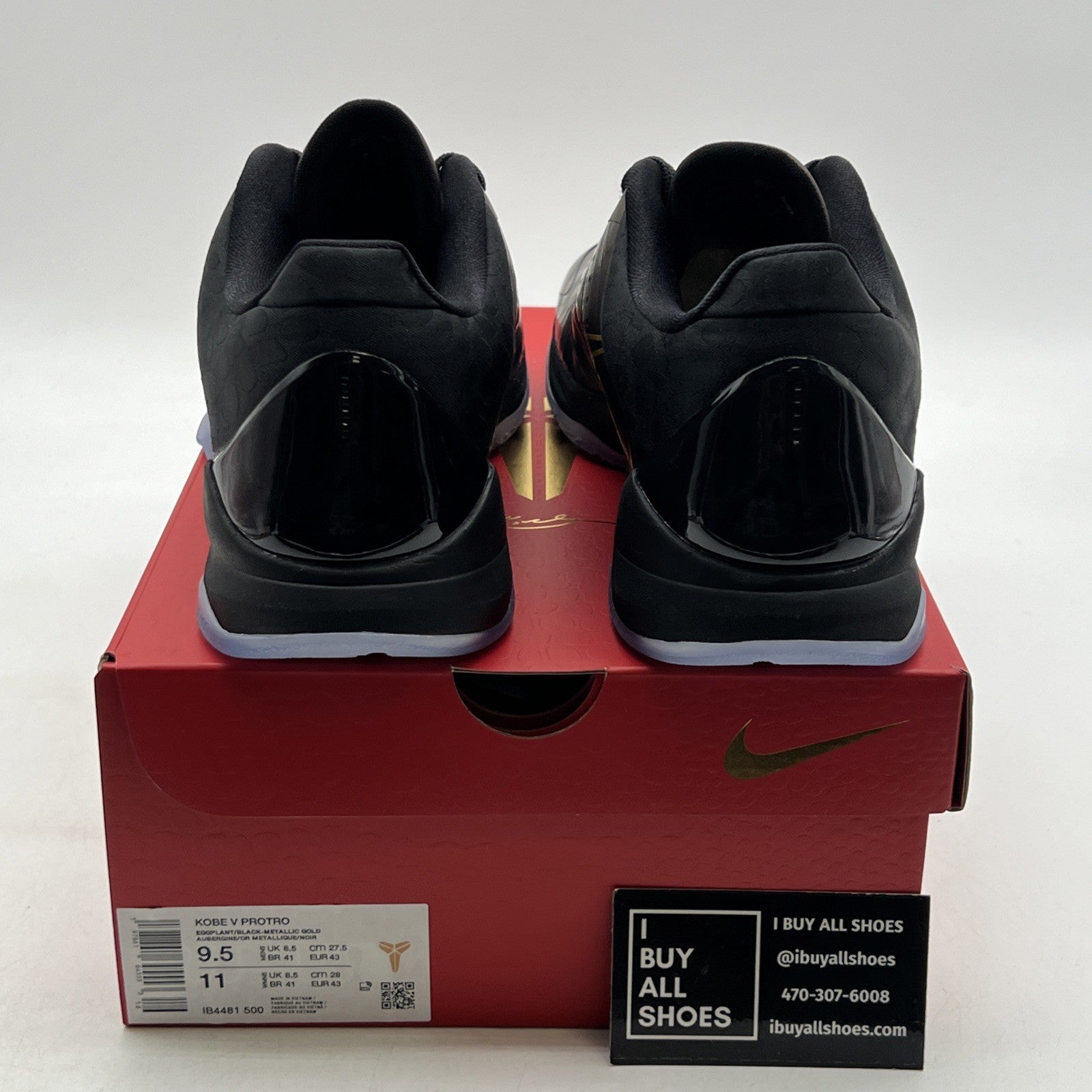 Size 9.5 - Nike Zoom Kobe 5 Protro Year of the Mamba - Eggplant (IB4481-500)