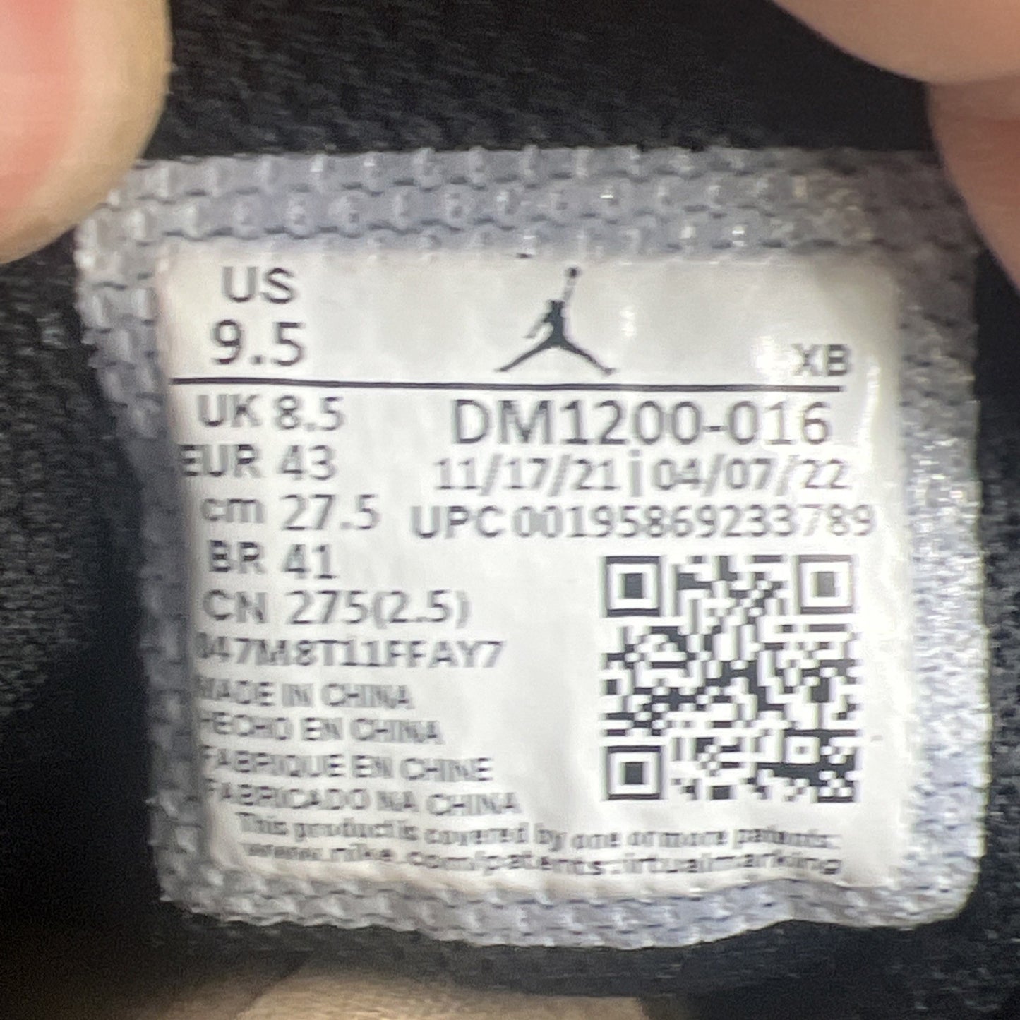 Size 9.5 - Air Jordan 1 Mid SE Elephant Toe (DM1200-016)