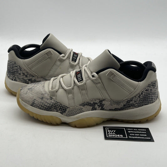 Size 10 - Air Jordan 11 Retro Low Light Bone Snakeskin (CD6846-002)